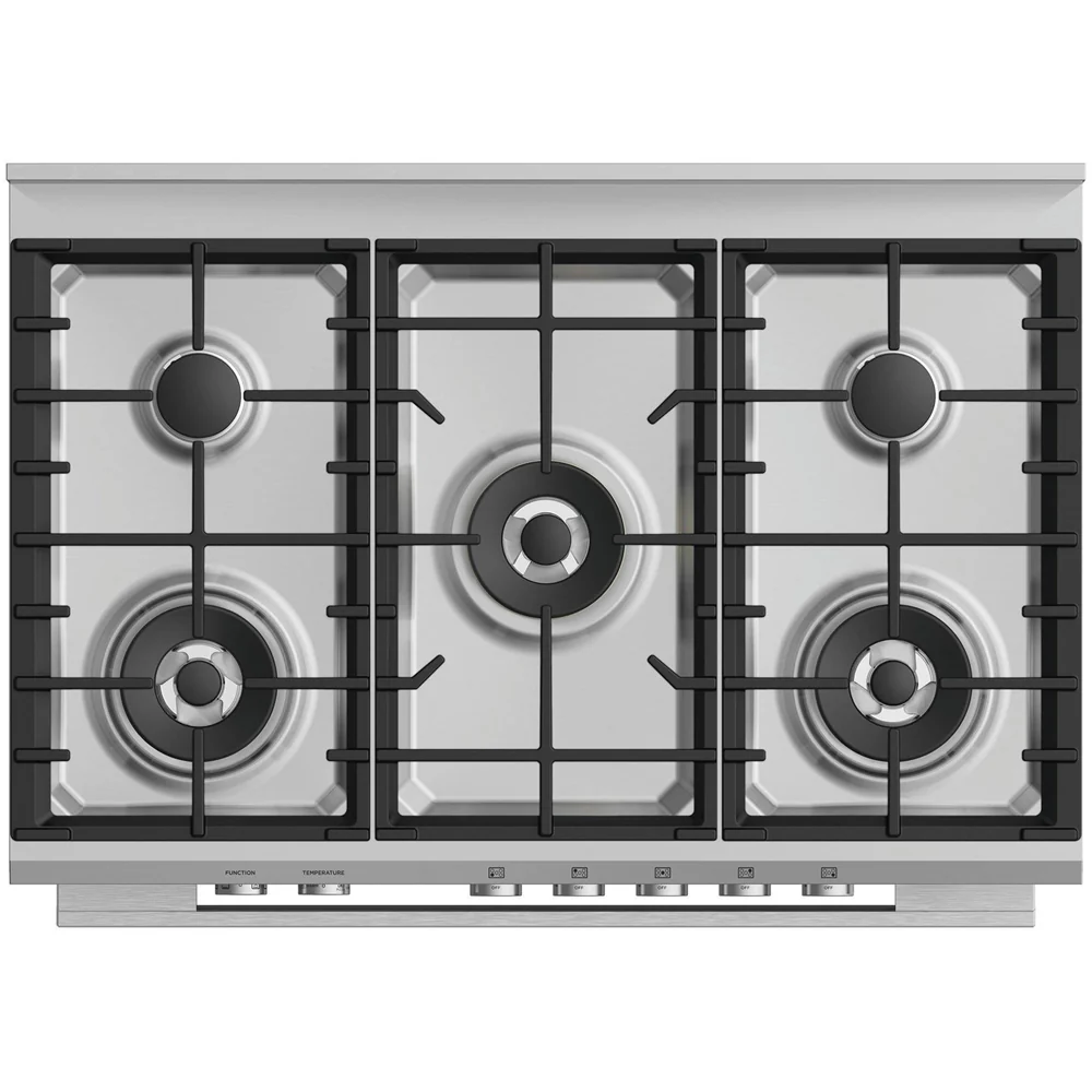Fisher and Paykel OR90SDG4X1 Series 7 Contemporary Dual Fuel Range Cooker With Gas Hob Stainless Steel - Image 3