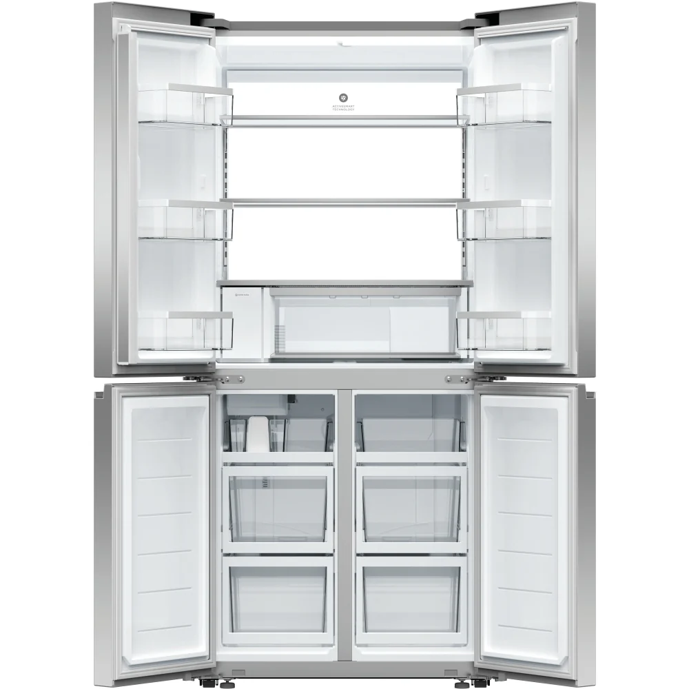 Fisher and Paykel RF500QNUX1 Series 7 Freestanding Plumbed-In American Fridge Freezer Stainless Steel - Image 3