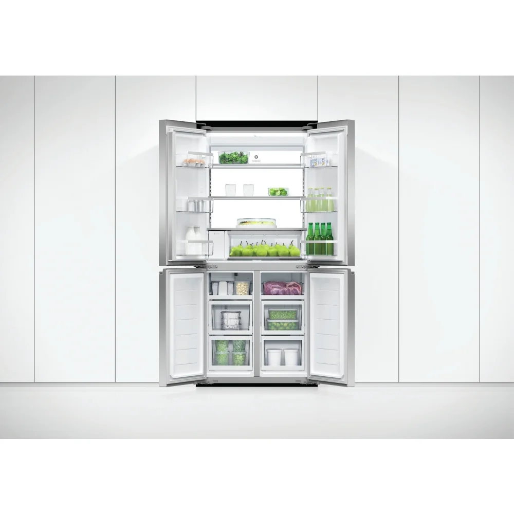 Fisher and Paykel RF500QNUX1 Series 7 Freestanding Plumbed-In American Fridge Freezer Stainless Steel - Image 6