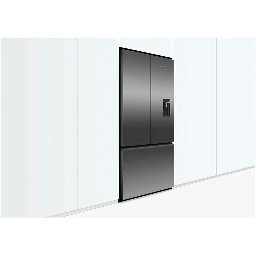 Fisher And Paykel RF540ANUB6 Series 7 Freestanding Plumbed-In American Fridge Freezer Stainless Steel Black Steel - Image 5