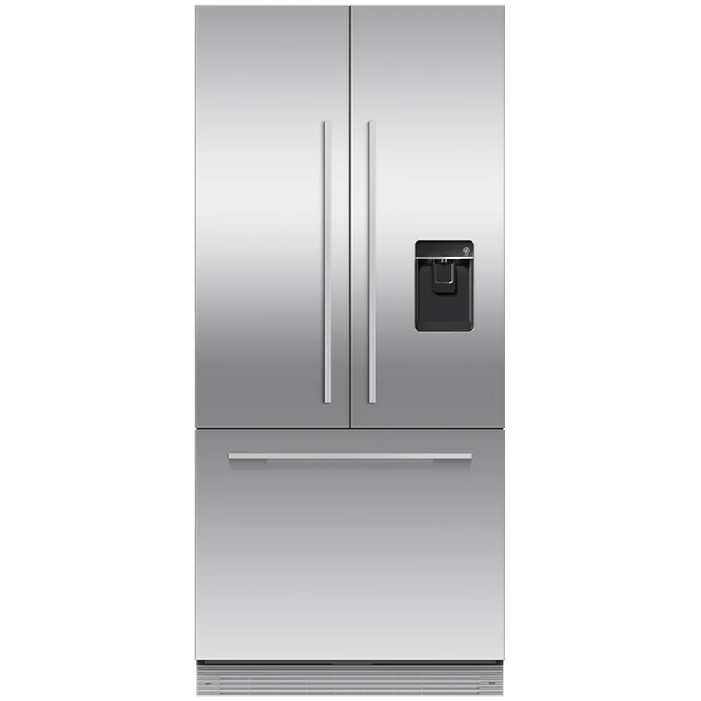 Fisher and Paykel RS80AU3 Integrated Plumbed-In American Fridge Freezer With Ice Maker