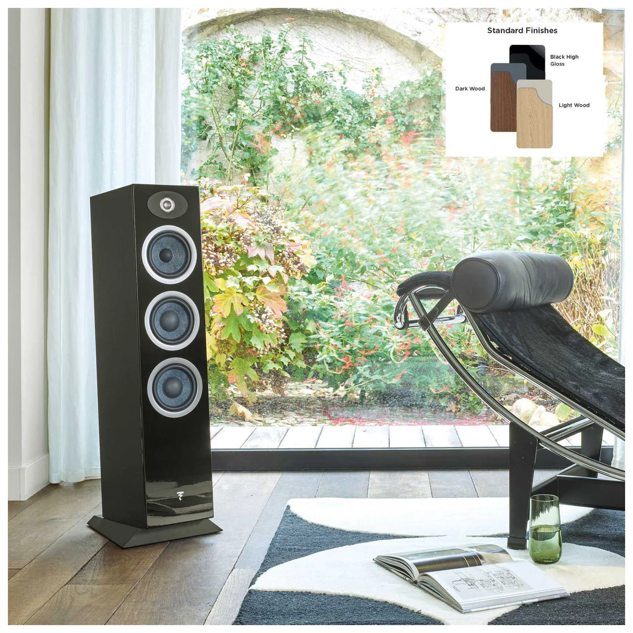 Focal Theva N2 Compact Floor Standing Speakers Pair Black - Image 6