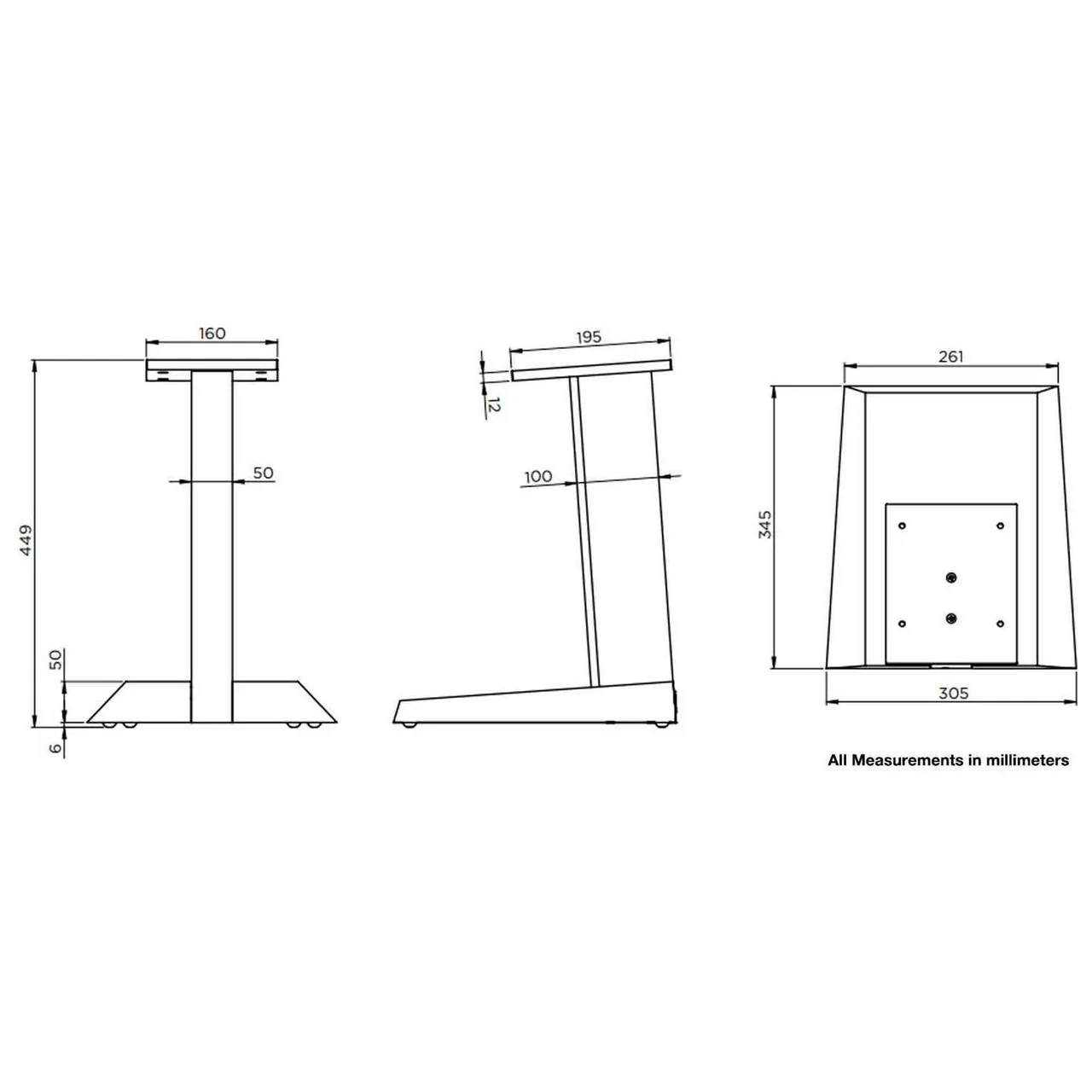 Focal Theva Vestia Centre Speaker Stand - Image 3