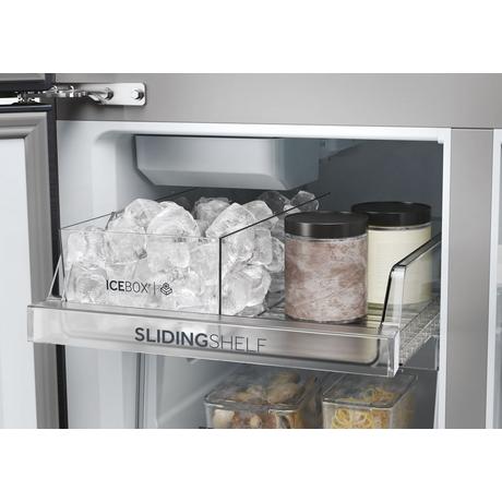 Haier HCR5919EHMB Cube 90 Series 5 American Fridge Freezer Brushed Black - Image 7
