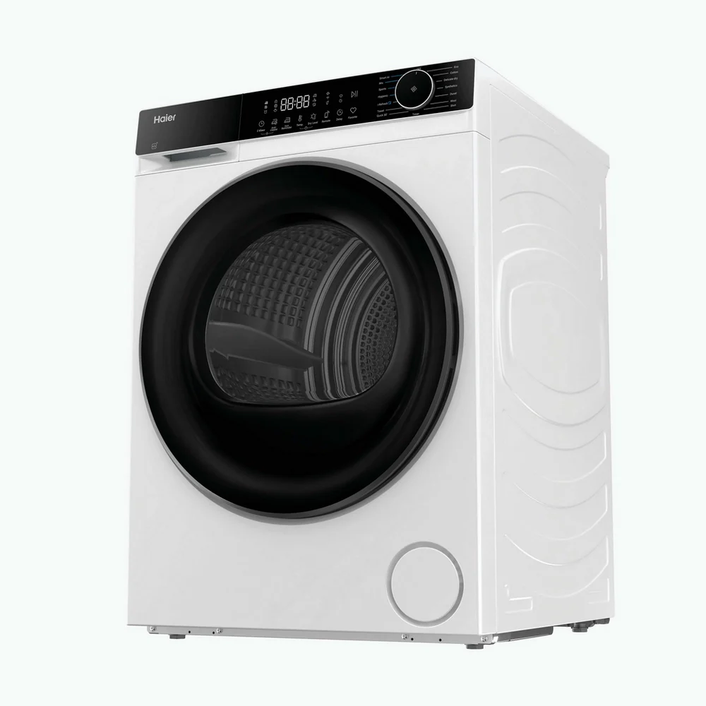 Haier HD80-D357U1 8kg Freestanding Heat Pump Tumble Dryer White - D Rated - Image 5