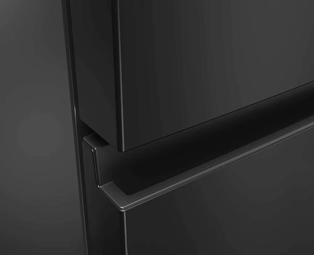 Haier HTR3518ENMTK 3D Series 3 60/40 Fridge Freestanding Frost Free Freezer Black - Image 10