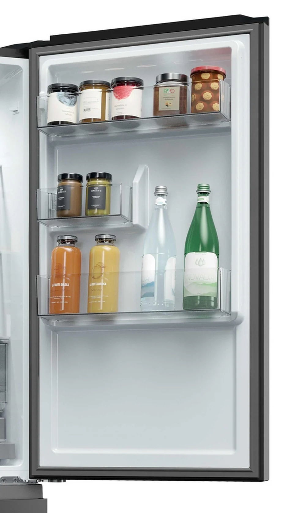 Haier HTR3518ENMTK 3D Series 3 60/40 Fridge Freestanding Frost Free Freezer Black - Image 13
