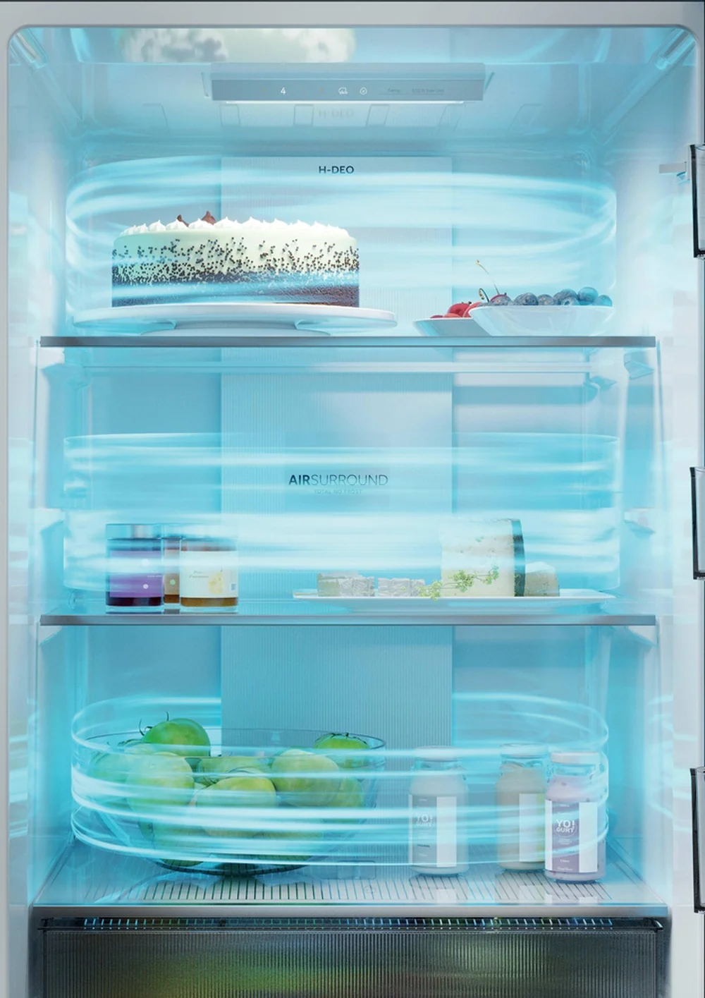 Haier HTR3518ENMTK 3D Series 3 60/40 Fridge Freestanding Frost Free Freezer Black - Image 14