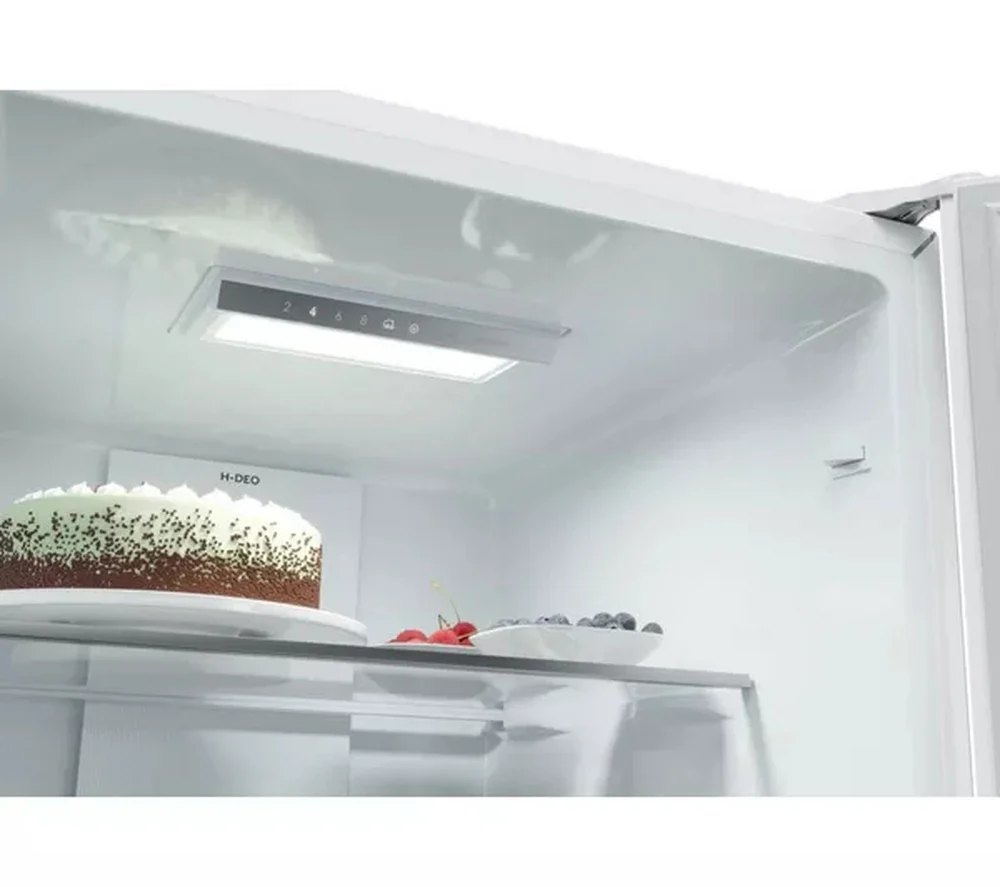 Haier HTR3518ENMWK 3D Series-3 60/40 Freestanding Total No Frost Fridge Freezer White - Image 3