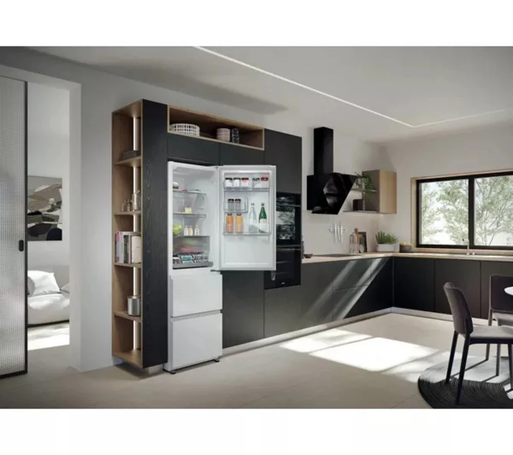 Haier HTR3518ENMWK 3D Series-3 60/40 Freestanding Total No Frost Fridge Freezer White - Image 5