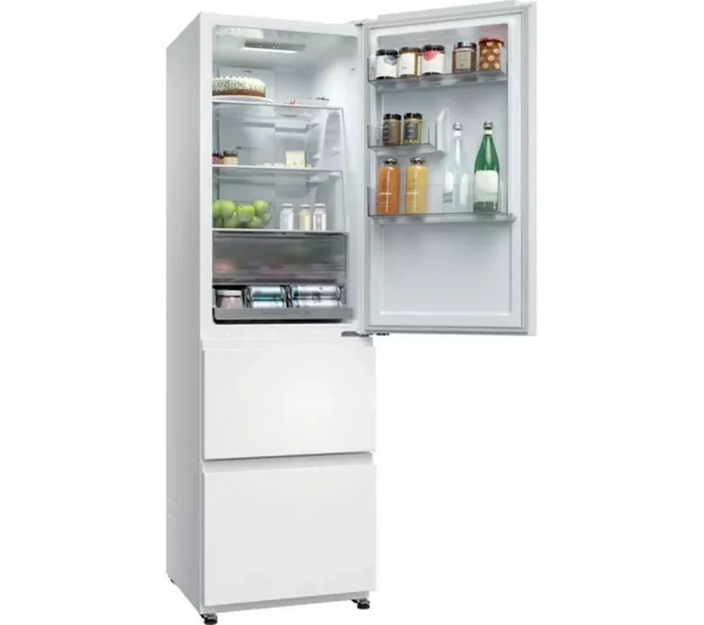 Haier HTR3518ENMWK 3D Series-3 60/40 Freestanding Total No Frost Fridge Freezer White - Image 6