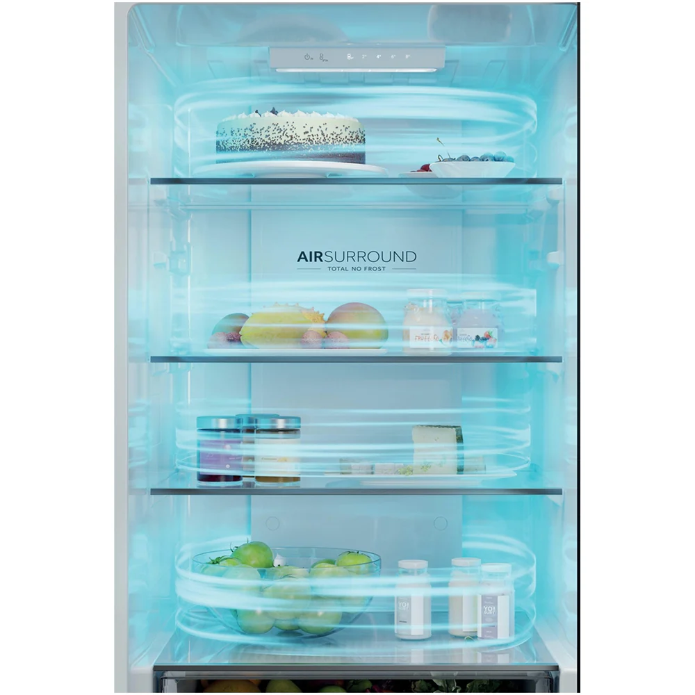 Haier HTR3618DNMM 60/40 Freestanding Total No Frost Fridge Freezer Inox - Image 7