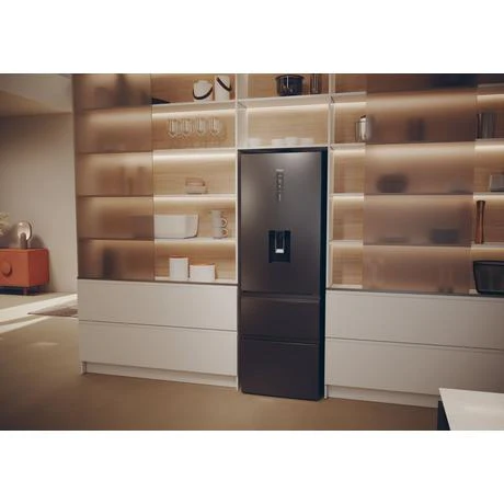 Haier HTW5618EWMP Frost Free Fridge Freezer Dark Inox - Image 17