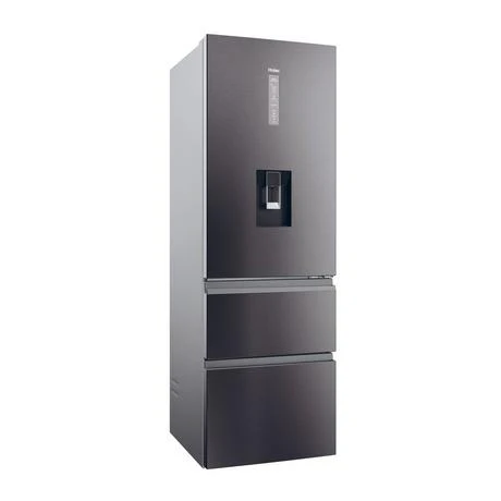 Haier HTW5618EWMP Frost Free Fridge Freezer Dark Inox - Image 4