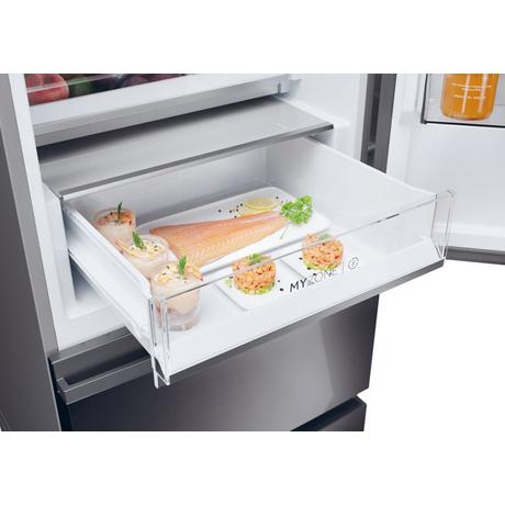 Haier HTW5618EWMP Frost Free Fridge Freezer Dark Inox - Image 7