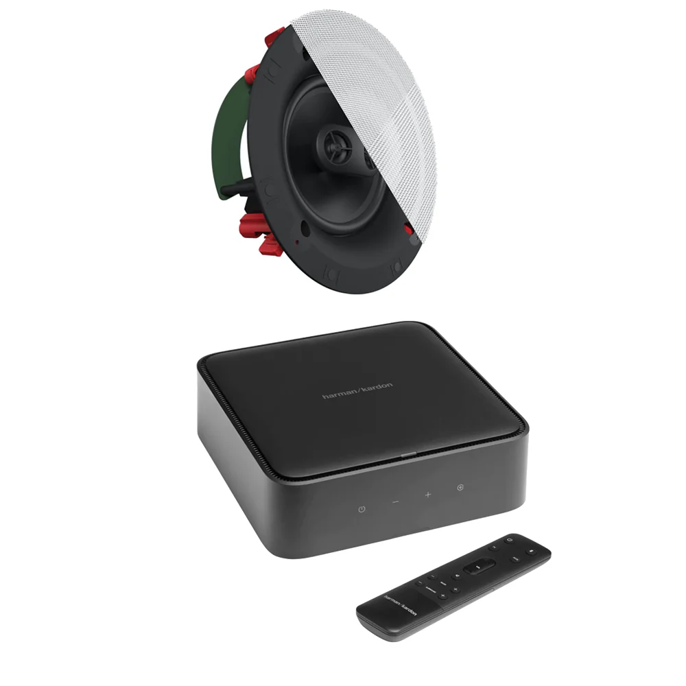 Harman Kardon Citation Amp with Klipsch CS-16CSM Custom Series In Ceiling Stereo Speaker Single Package