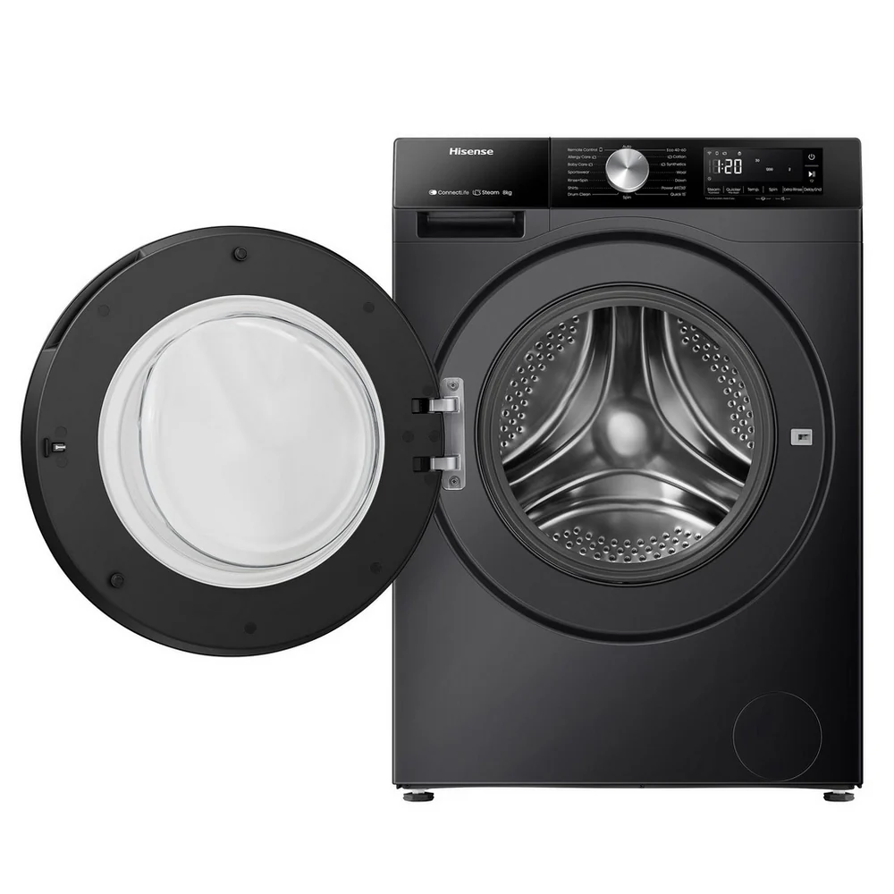 Hisense 3S Series WF3S8043BB3 WiFi-enabled 8kg 1400 Spin Washing Machine Black - A Rated - Image 11