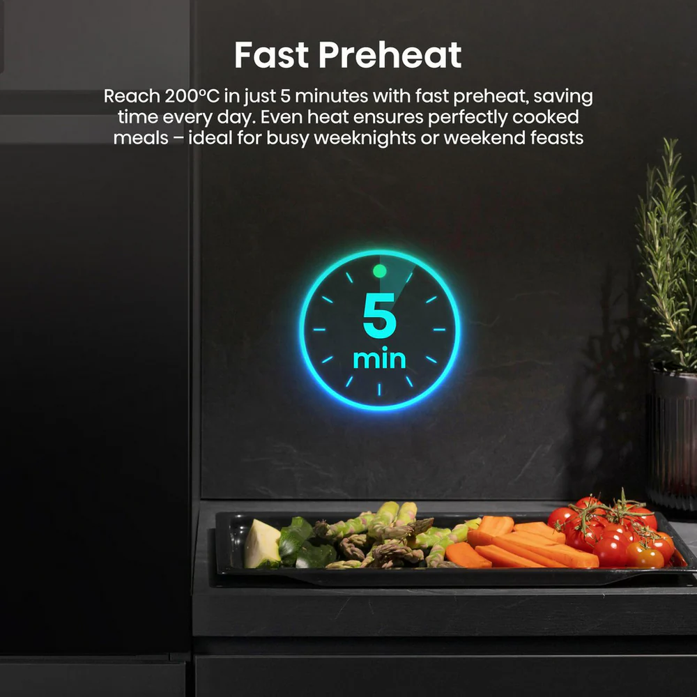 Hisense BI622AXPGUK Hi4 59.5cm Built In Electric Single Oven Stainless Steel - Image 7