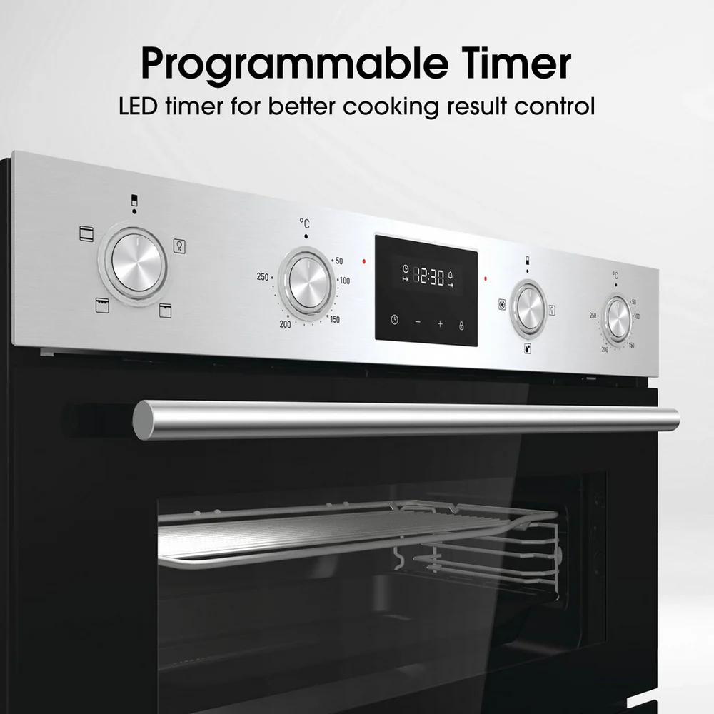Hisense BID99222CXUK Built In Electric Double Oven Stainless Steel - A Rated - Image 8