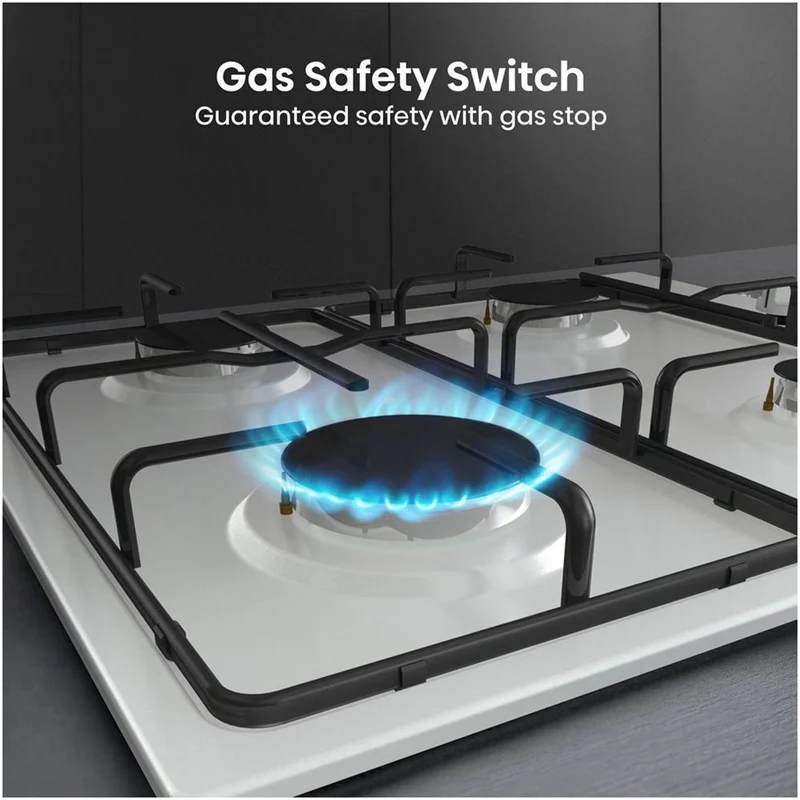 Hisense GM642XHS 60cm Gas Hob Stainless Steel - Image 7