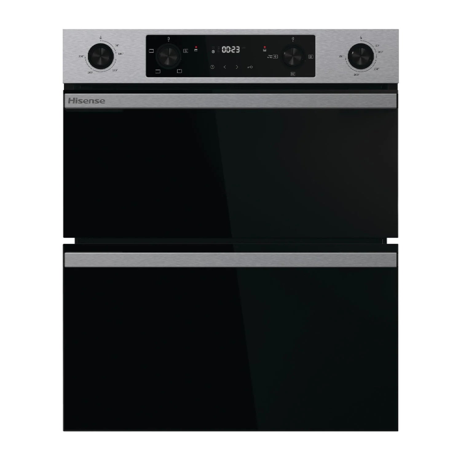 Hisense Hi6 BUD714221CX 54/38L Built Under Electric Double Oven Stainless Steel - A Rated