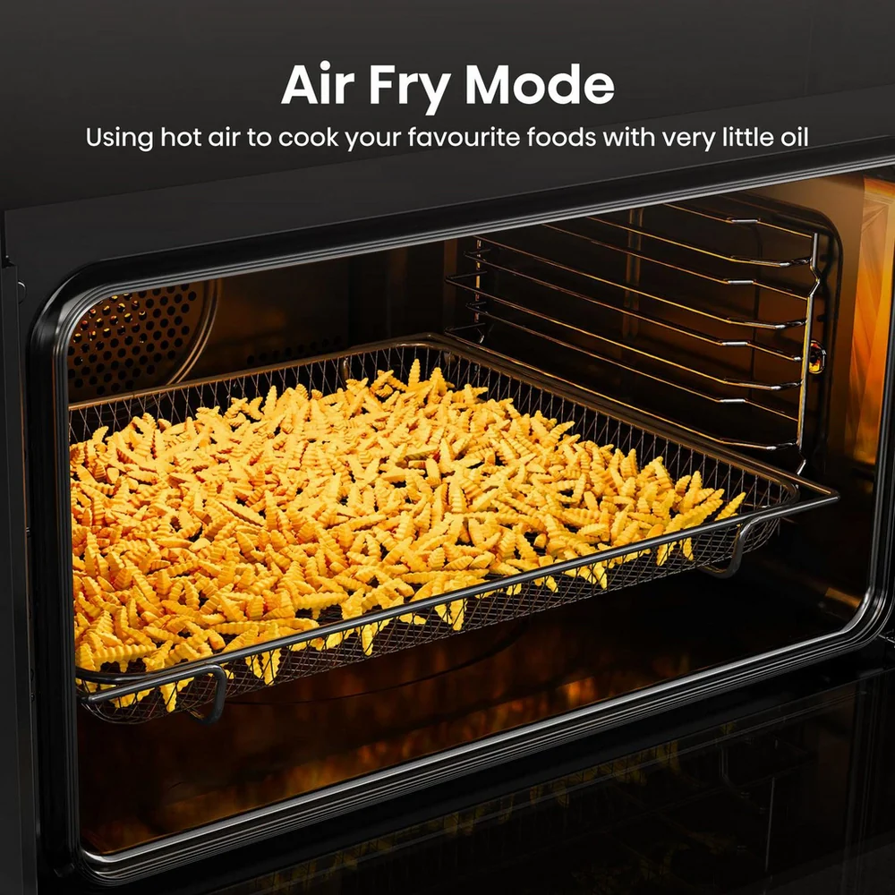 Hisense Hi6 BUD714221CX 54/38L Built Under Electric Double Oven Stainless Steel - A Rated - Image 5