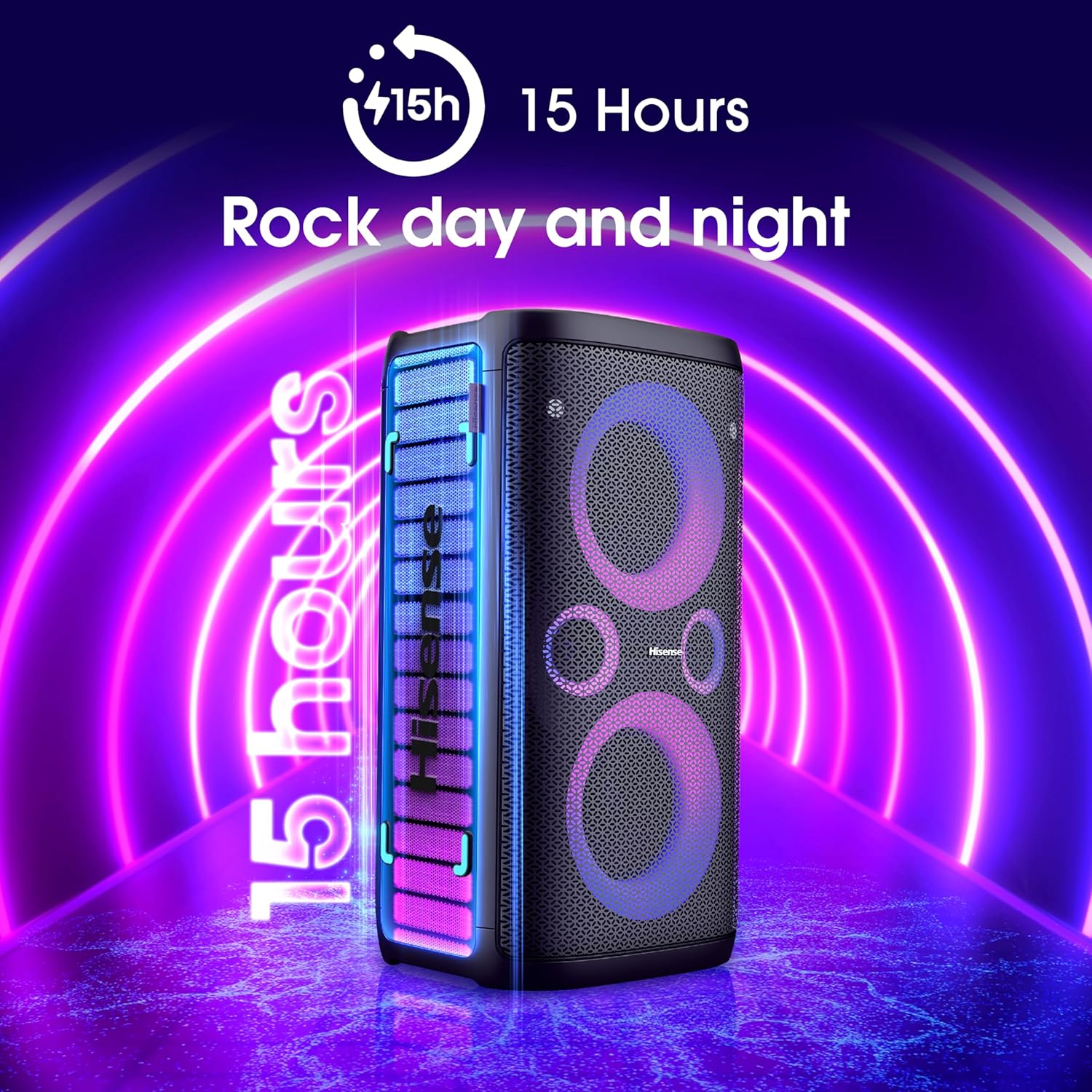 Hisense Party Rocker One 300W Portable Bluetooth Party Speaker HP100 - Image 12