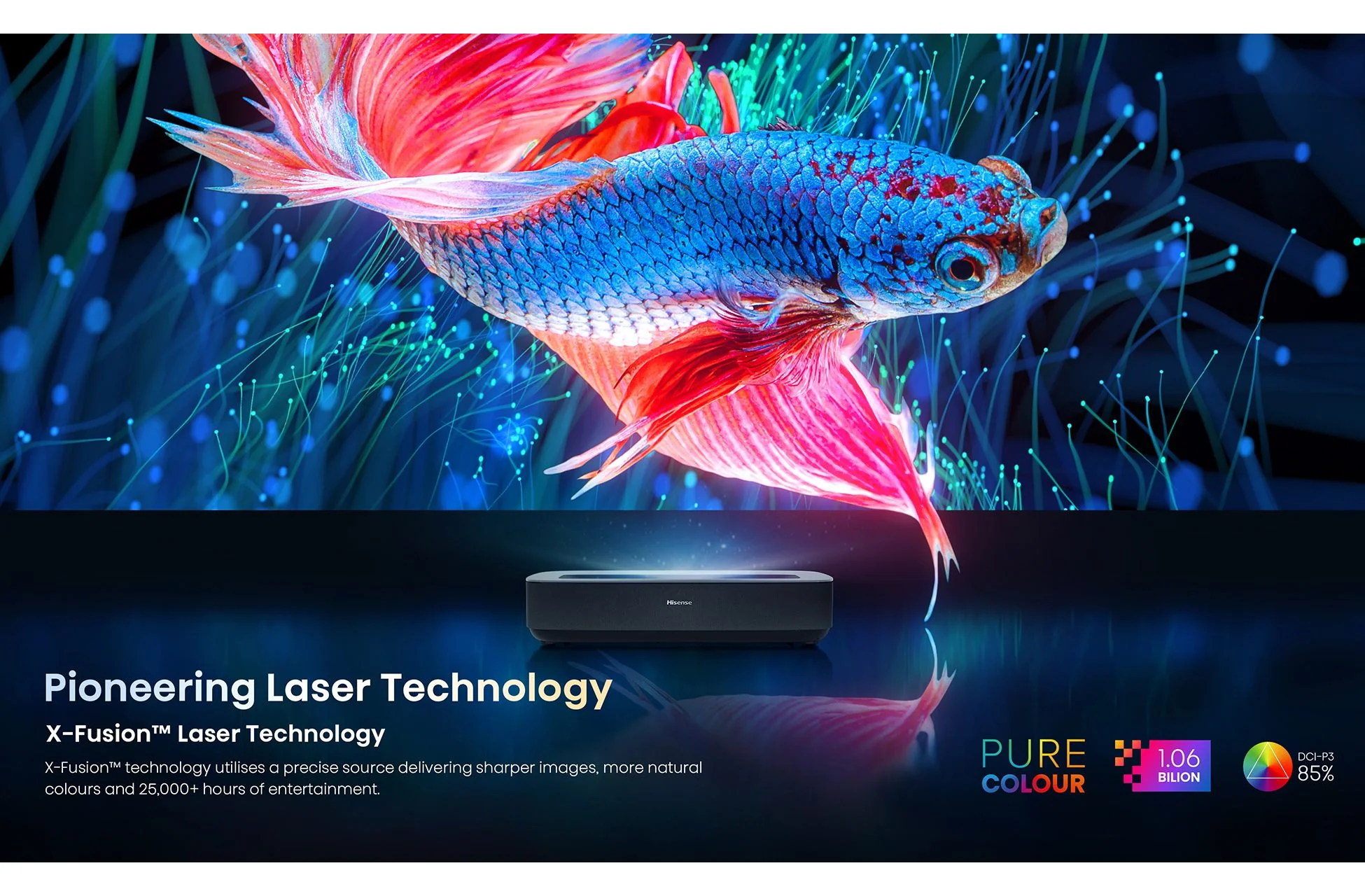 Hisense PL1TUKSE 4K Smart Laser Cinema Projector - Image 4