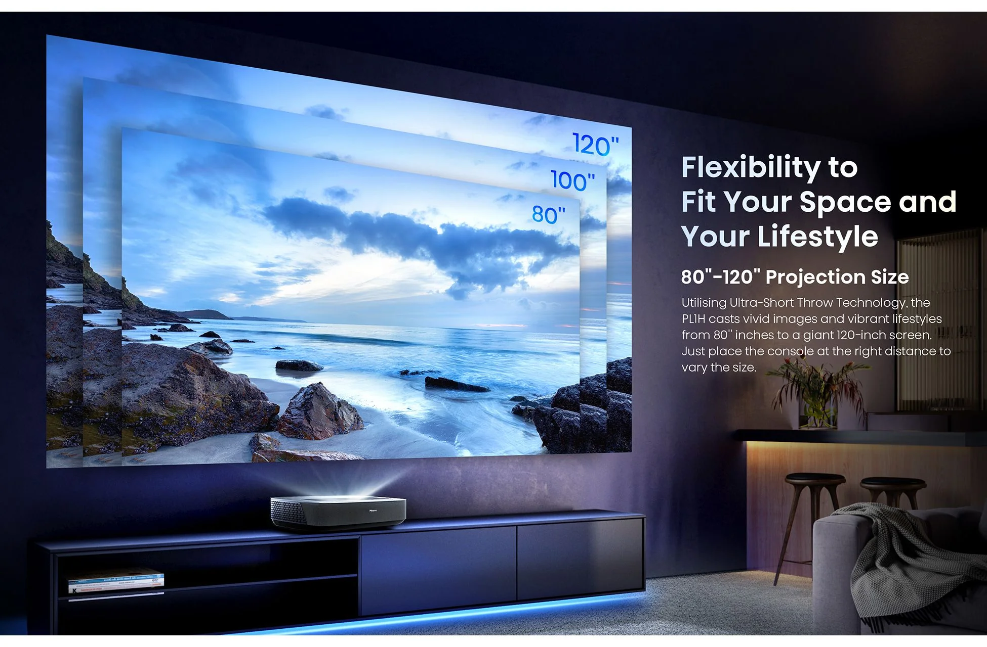 Hisense PL1TUKSE 4K Smart Laser Cinema Projector - Image 7