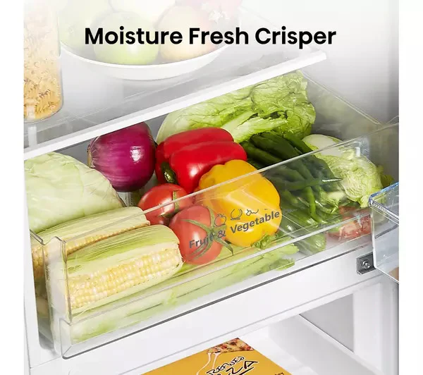 Hisense RB327N4BWE Fridge Freezer Frost Free Freestanding 50/50 182cm Tall 256L - White - Image 5