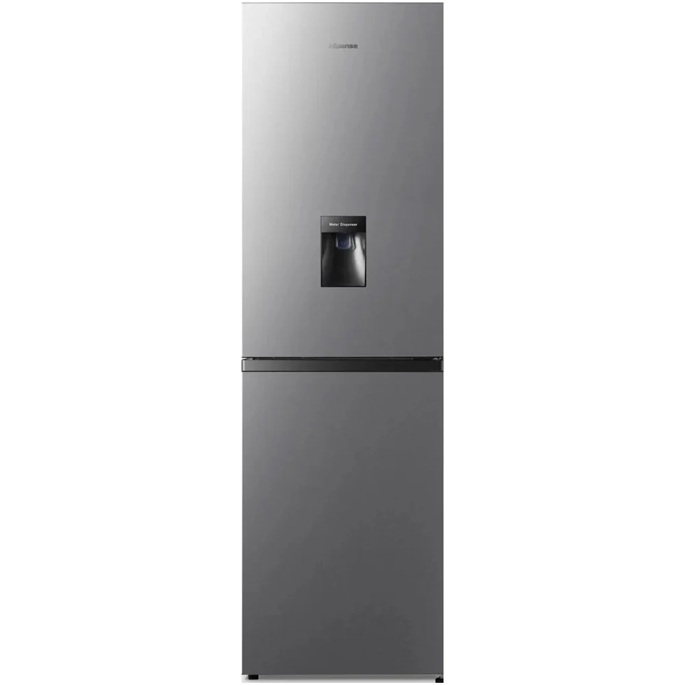 Hisense RB327N4WCE 50/50 Freestanding Non Plumbed Total No Frost Fridge Freezer Inox