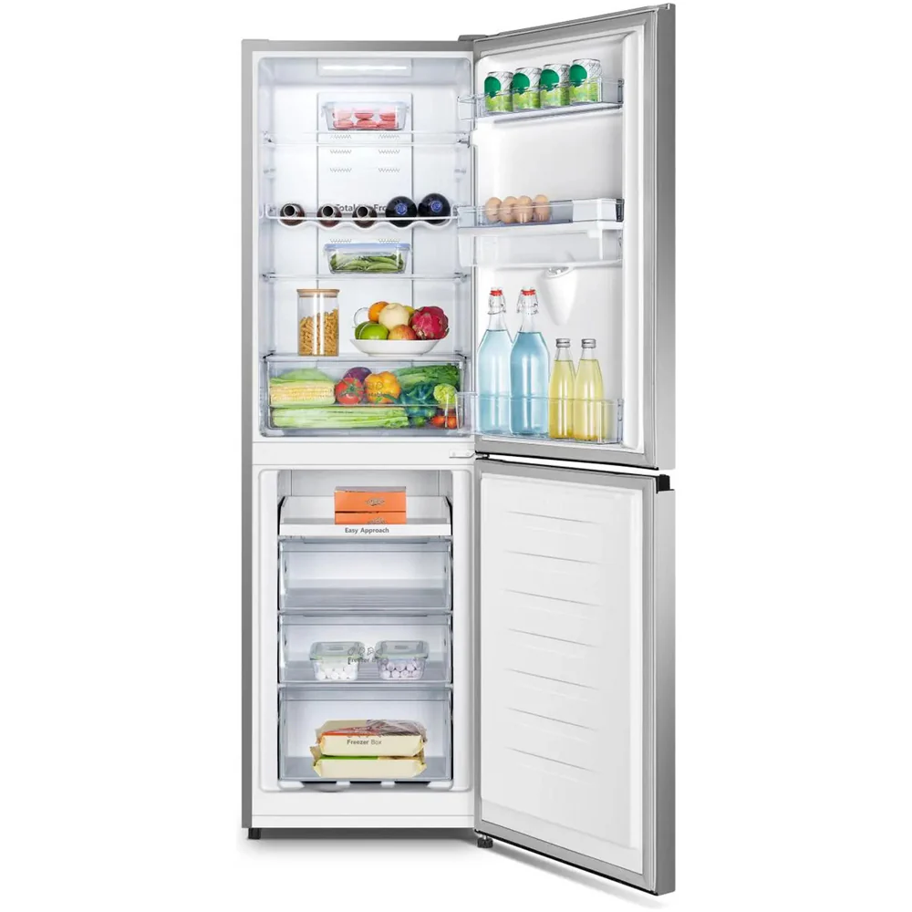 Hisense RB327N4WCE 50/50 Freestanding Non Plumbed Total No Frost Fridge Freezer Inox - Image 5