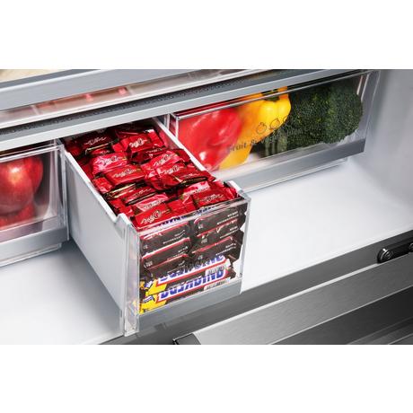 Hisense RF749N4SWSE American Fridge Freezer Stainless Steel - Image 3