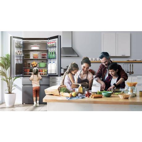 Hisense RF749N4SWSE American Fridge Freezer Stainless Steel - Image 5