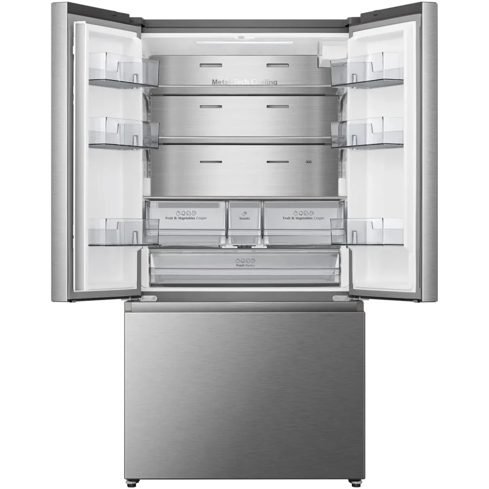 Hisense RF815N4SESE Freestanding Total No Frost Plumbed American Fridge Freezer Stainless Steel - Image 3