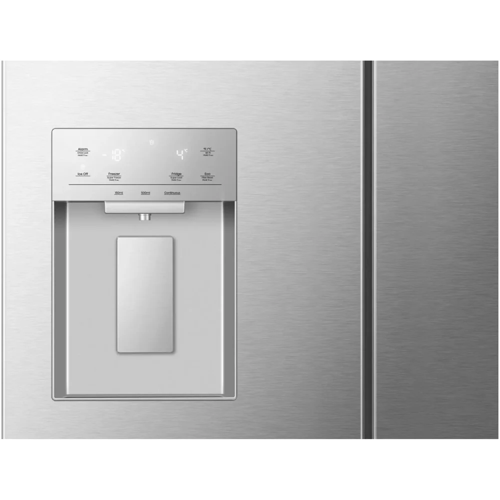 Hisense RF815N4SESE Freestanding Total No Frost Plumbed American Fridge Freezer Stainless Steel - Image 8