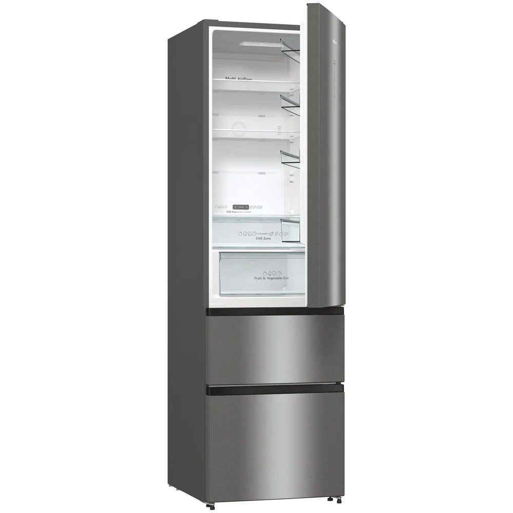 Hisense RM469N4ACDUK Freestanding Frost Free Fridge Freezer Stainless Steel - Image 3