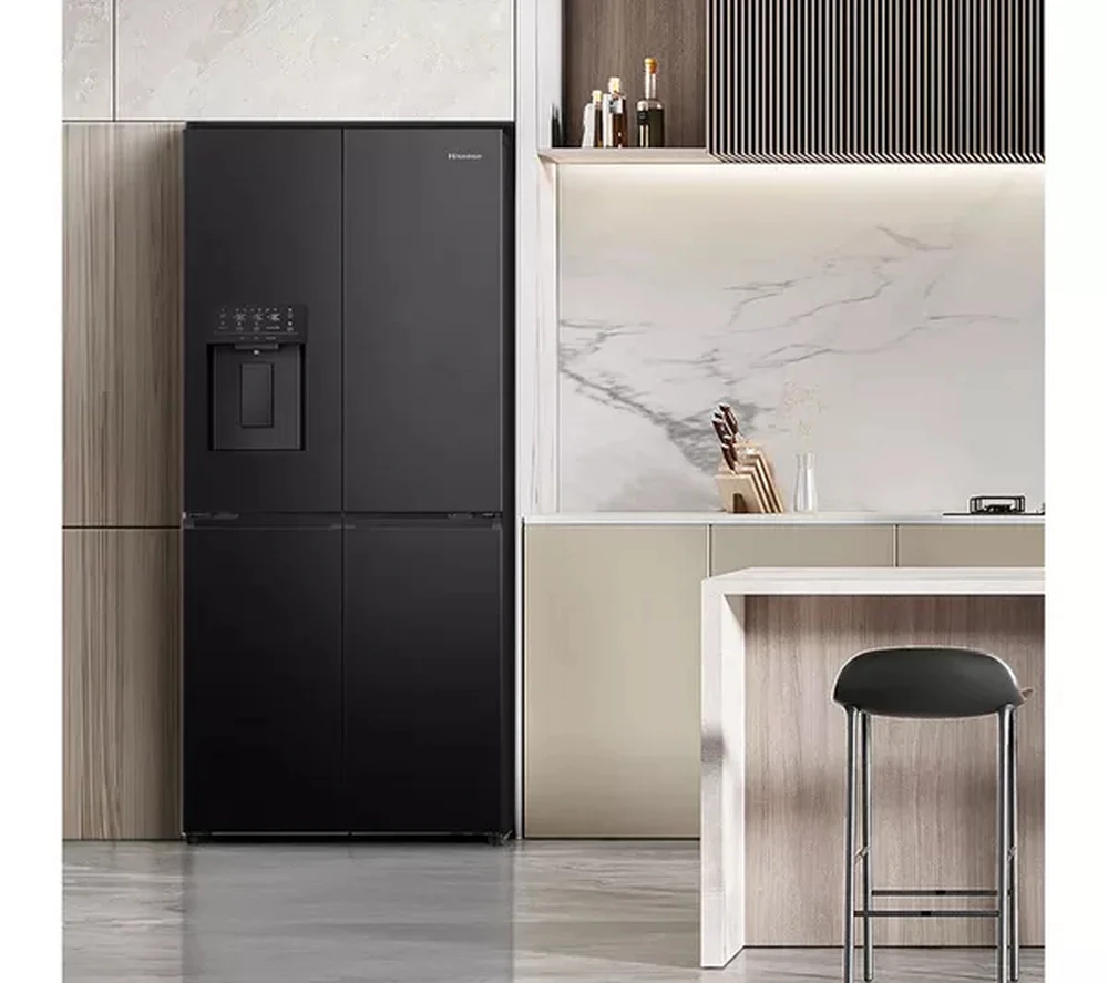 Hisense RQ5P470SYFD PureFlat Non-Plumbed Total No Frost American Fridge Freezer Black - Image 10