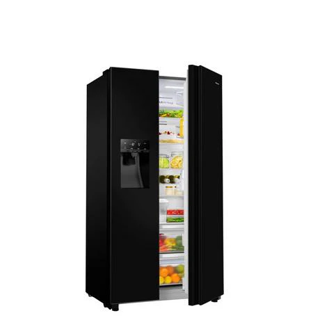 Hisense RS694N4TBE American Style Fridge Freezer Black - Image 3