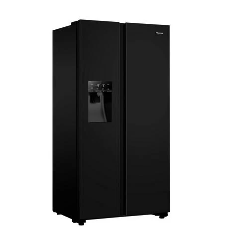 Hisense RS694N4TBE American Style Fridge Freezer Black - Image 4