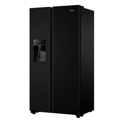 Hisense RS694N4TBE American Style Fridge Freezer Black - Image 6