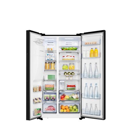 Hisense RS694N4TBE American Style Fridge Freezer Black - Image 7