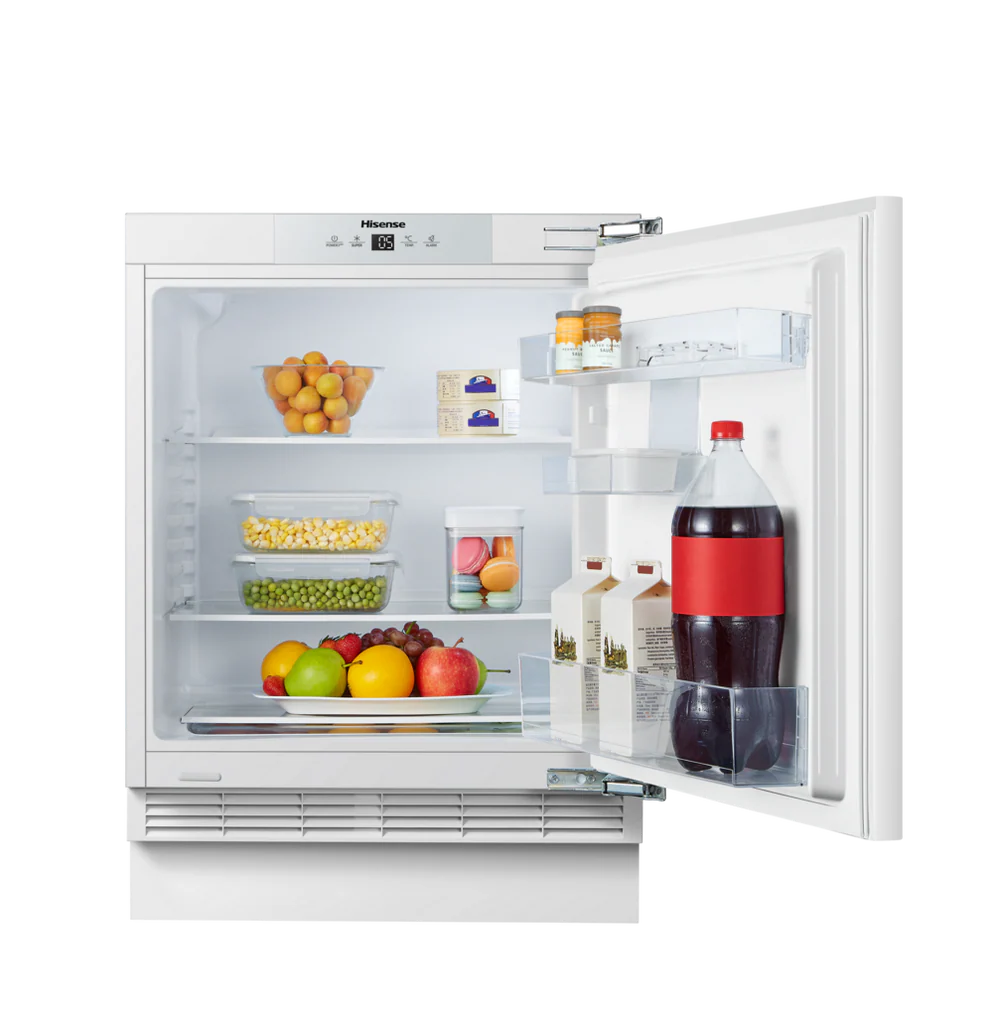 Hisense RUL178D4AWE 59.5cm Integrated Undercounter Larder Fridge White - Image 2