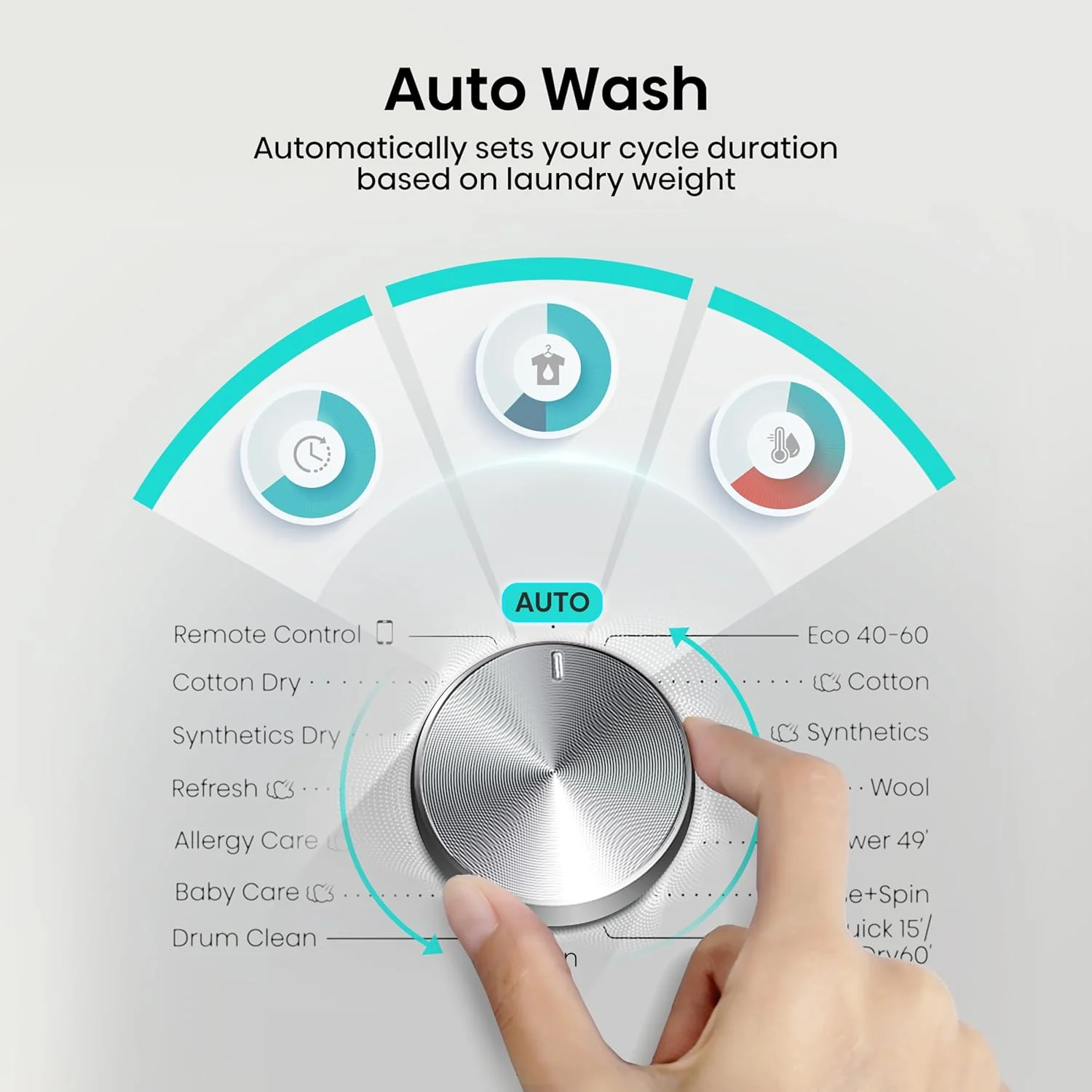 Hisense WD3S8043BW3 3S Series 8+5kg 1400 Spin WiFi-enabled Washer Dryer White - Image 13