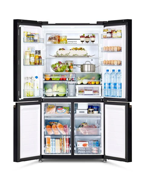 Hitachi RWB640VGB1GBK 4 DOOR Refrigerator Luxury 638L Vacuum Compartment Glass Black - Image 3