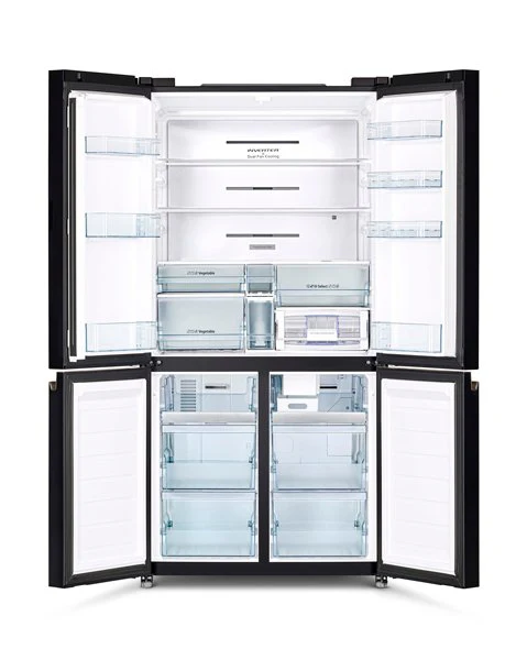 Hitachi RWB640VGB1GBK 4 DOOR Refrigerator Luxury 638L Vacuum Compartment Glass Black - Image 4