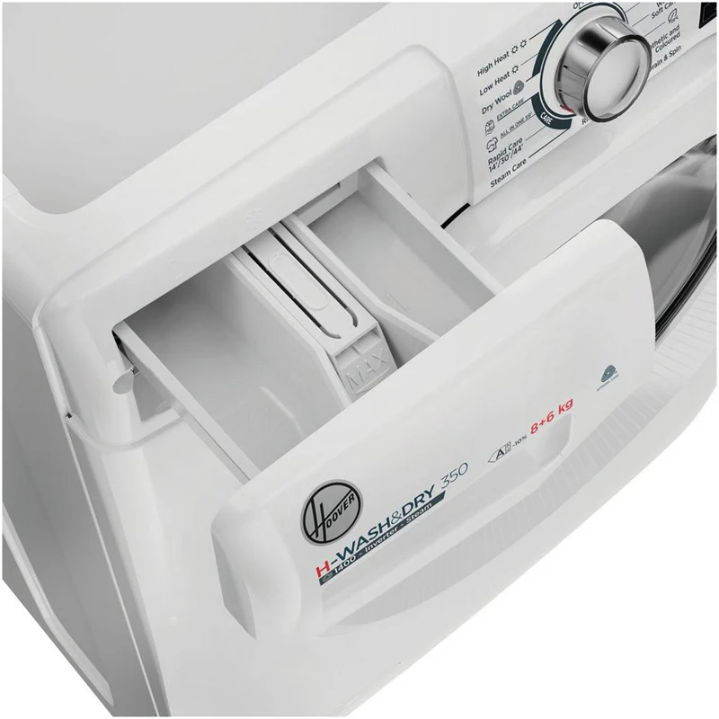 Hoover H3DPS4866TAM6 8+6kg 1400 Spin Washer Dryer White - Image 8