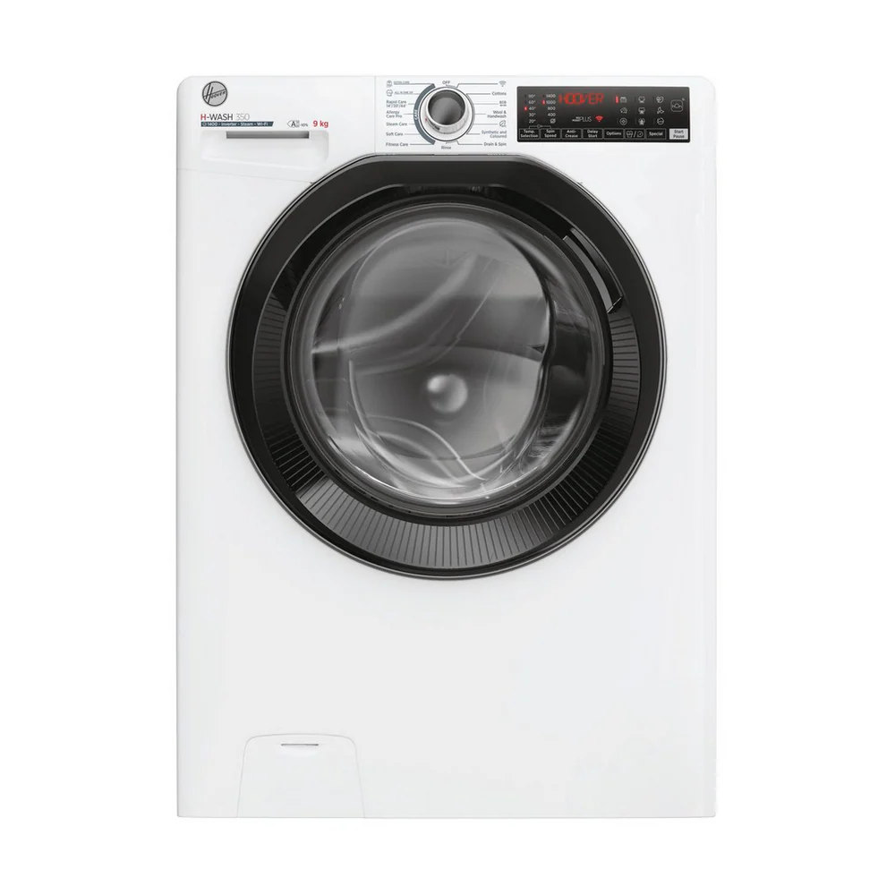 Hoover H3WPS496TAMB6-8 H-Wash 350 9kg 1400 Spin Front Loading Washing Machine White