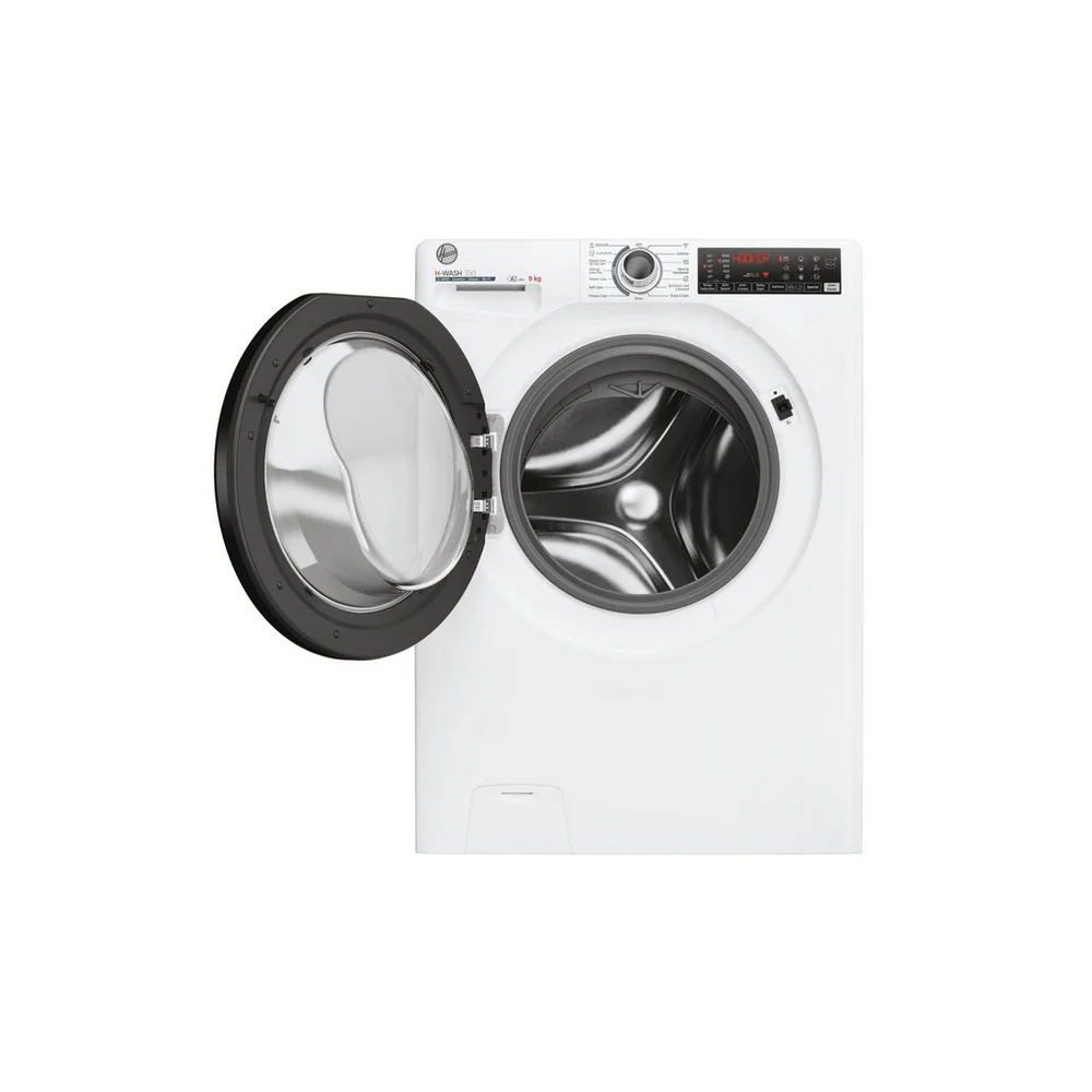 Hoover H3WPS496TAMB6-8 H-Wash 350 9kg 1400 Spin Front Loading Washing Machine White - Image 2