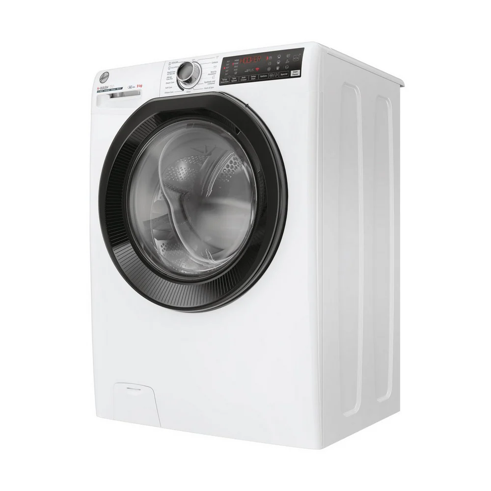 Hoover H3WPS496TAMB6-8 H-Wash 350 9kg 1400 Spin Front Loading Washing Machine White - Image 3